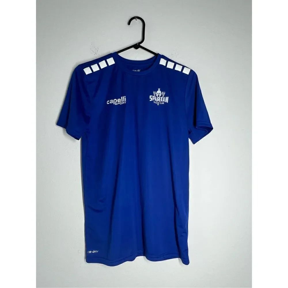 Capelli Sport T-shirt CS-Dry Blue Size 18Y